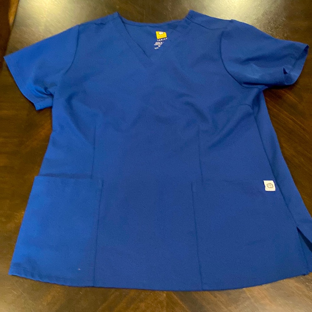 Wink Wonder WORK Scrub Top Navy medium